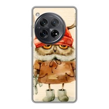 Чехлы с принтом СОВЫ для OnePlus 12 (Сова в шапке)