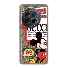 Чехол Disney Mouse OnePlus 12 (PREMIUMPrint) (Стильный Микки)