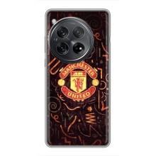 Чохол Манчестер Юнайтед для ВанПлас 12 (AlphaPrint) (емблема МЮ)