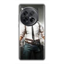 Чехол PUBG для ВанПлас 12 (AlphaPrint) (Пабг мен)