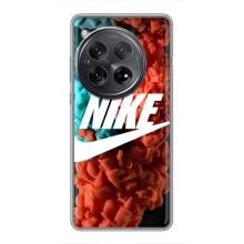 Чехол для OnePlus 12 - с принтом Найк (AlphaPrint) (Дымчатый найк)