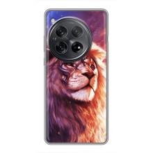 Чехол со Львом для OnePlus 12 (VPrint) (Красочный Лев)