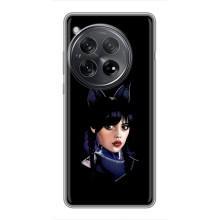 Чохли Венсдей на OnePlus 12 Уенсдей (AlphaPrint) (серйозна Венздей)