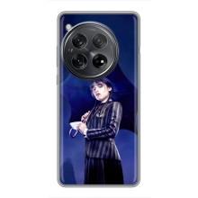 Чохли Венсдей на OnePlus 12 Уенсдей (AlphaPrint) (Венздей з парасолькою)