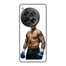 Чехол с картинкой Александр Усик для OnePlus 12 – Усик на белом