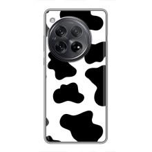 Чехол с принтом коровы на ВанПлас 12 – Черный принт