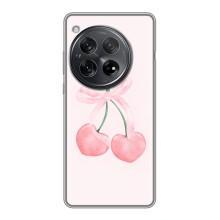 Чехол с розовым рисунком для OnePlus 12 – Розовые вишни