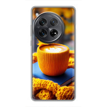 Чохол з унікальним дизайном 'Осінь з кавою' для OnePlus 12 – Кава з жовтим