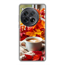 Чехол с уникальным дизайном «Осень с кофе» для OnePlus 12