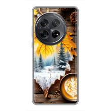 Чохол з унікальним дизайном 'Осінь з кавою' для OnePlus 12 – Осінньо-зимове кава