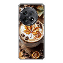 Чохол з унікальним дизайном 'Осінь з кавою' для OnePlus 12 – Пряна кава