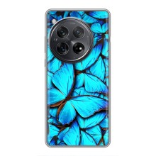 Силиконовый бампер с картинкой животных для OnePlus 12 (Крылья бабочек)