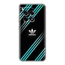 Чехлы Адидас для OnePlus 12R (AlphaPrint) (Адидас с полосами)