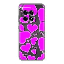 Чехлы для любимой на ВанПлас 12р (VPrint) (Pink hearts)