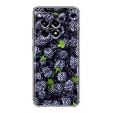 Чехлы с Фруктами для OnePlus 12R (VPrint) (Ежевика)