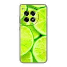 Чехлы с Фруктами для OnePlus 12R (VPrint) (Лайм)