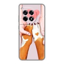 Чехлы с собаками для OnePlus 12R (VPrint) (Любовь к собакам)