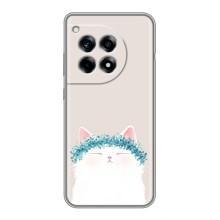 Чохол на тематику: Коти для OnePlus 12R (Білий котик)