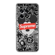 Чохол з Брендами одягу на Ванплас 12р – Supreme Маус