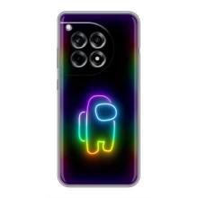 Чехол Амонг Ас для OnePlus 12R (AlphaPrint) (Яркий скин)