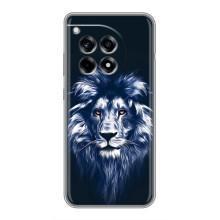Чехол со Львом для OnePlus 12R (VPrint) (Синий Лев)