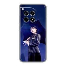 Чохли Венсдей на OnePlus 12R Уенсдей (AlphaPrint) (Венздей з парасолькою)