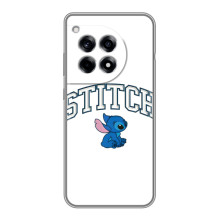 Чехол с принтом Стич на OnePlus 12R – Стич лого