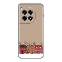 Новорічні, Святкові Чохли для OnePlus 12R - 2024 год (Зимове місто)