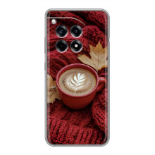 Чехол с уникальным дизайном «Осень с кофе» для OnePlus 12R – Кофе на пледе
