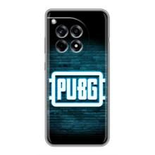 Чохол (TPU) з картинкою "Лого Пабг" на Ванплас 12р (Лого PUBG)