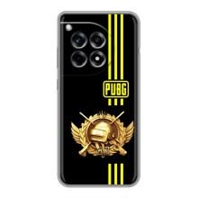 Чохол (TPU) з картинкою "Лого Пабг" на Ванплас 12р (Логотип PUPG)