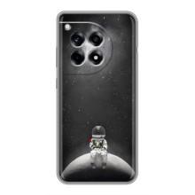 Силіконовый Чохол з принтом "Космонавти" на OnePlus 12R (Космонавт романтик)