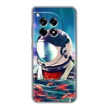 Силіконовый Чохол з принтом "Космонавти" на OnePlus 12R (Космонавт у воді)