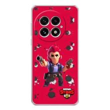 Бампер (ТПУ) з принтом Brawl Stars на ВанПлас 13 (Кольт на червоному)