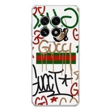 Бренднові Чохли для OnePlus 13 - (PREMIUMPrint) (Стиль GUUCI)