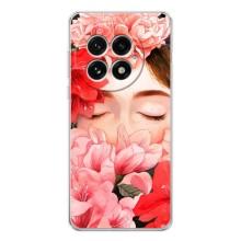 Чехлы (ART) Цветы на OnePlus 13 (VPrint) (Очі в квітах)