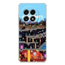 Чохол Майнкрафт на OnePlus 13 (AlphaPrint) Minecraft (фон Minecraft)