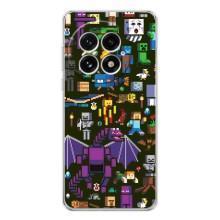 Чохол Майнкрафт на OnePlus 13 (AlphaPrint) Minecraft (Колаж Майнкрафт)