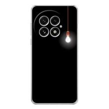Чохол з картинками на чорному фоні для OnePlus 13 – Лампочка