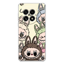 Чехол с Лабубу на OnePlus 13 – Коллаж Лабубу