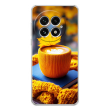 Чехол с уникальным дизайном «Осень с кофе» для OnePlus 13 – Кофе с жёлтым