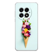 Чохли з тематикою "КВІТИ" на OnePlus 13 (Квітка-морозиво)