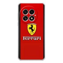 Силіконовий бампер з картинкою машини на OnePlus 13 – Ferrari Logo
