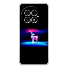 Силиконовый бампер с картинкой животных для OnePlus 13 (Яркий олень)