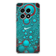 Силиконовый Чехол на OnePlus 13 с картинкой Nike – Найк зеленый