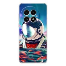 Силиконовый Чехол с принтом "Космонавты" на OnePlus 13 – Космонавт в воде