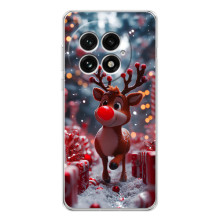 Яскравий чохол для OnePlus 13 з Зимові Оленята – Олень серед подарунків