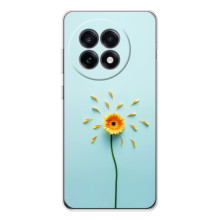 Чехлы с Цветами для OnePlus 13R (VPrint) (Желтый цветок)