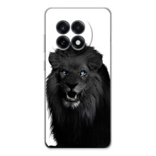 Чохли з картинкою животних OnePlus 13R (Чорний ЛЕВ)