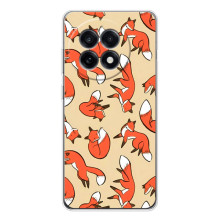Чехлы с картинкой Лисички для OnePlus 13R (VPrint) – Лисички